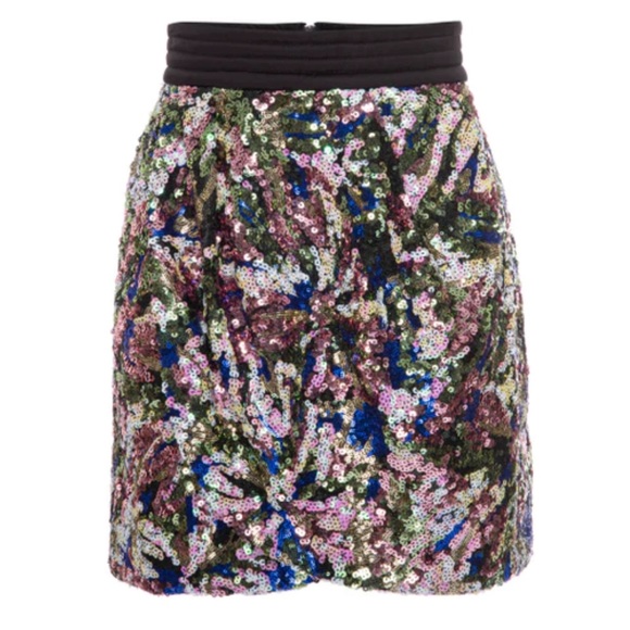 Le Superbe Normandy Tulip Sequin Skirt - Picture 2 of 3